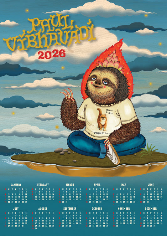 Paul Vibhavadi Poster Calendar